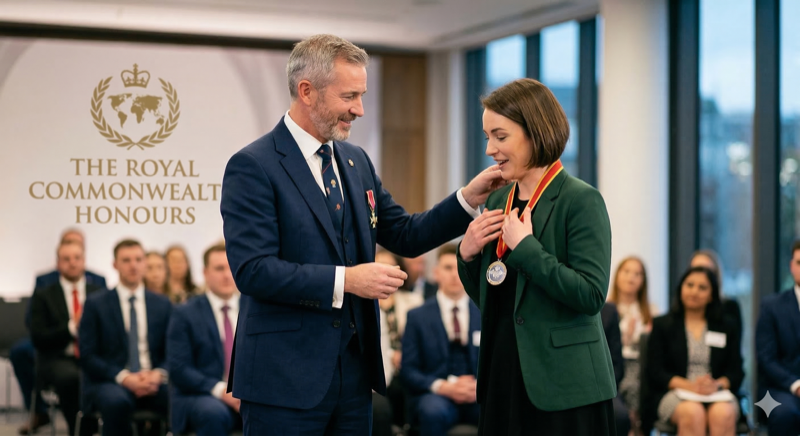 His Grace presenting Honours at a previous investiture ceremony